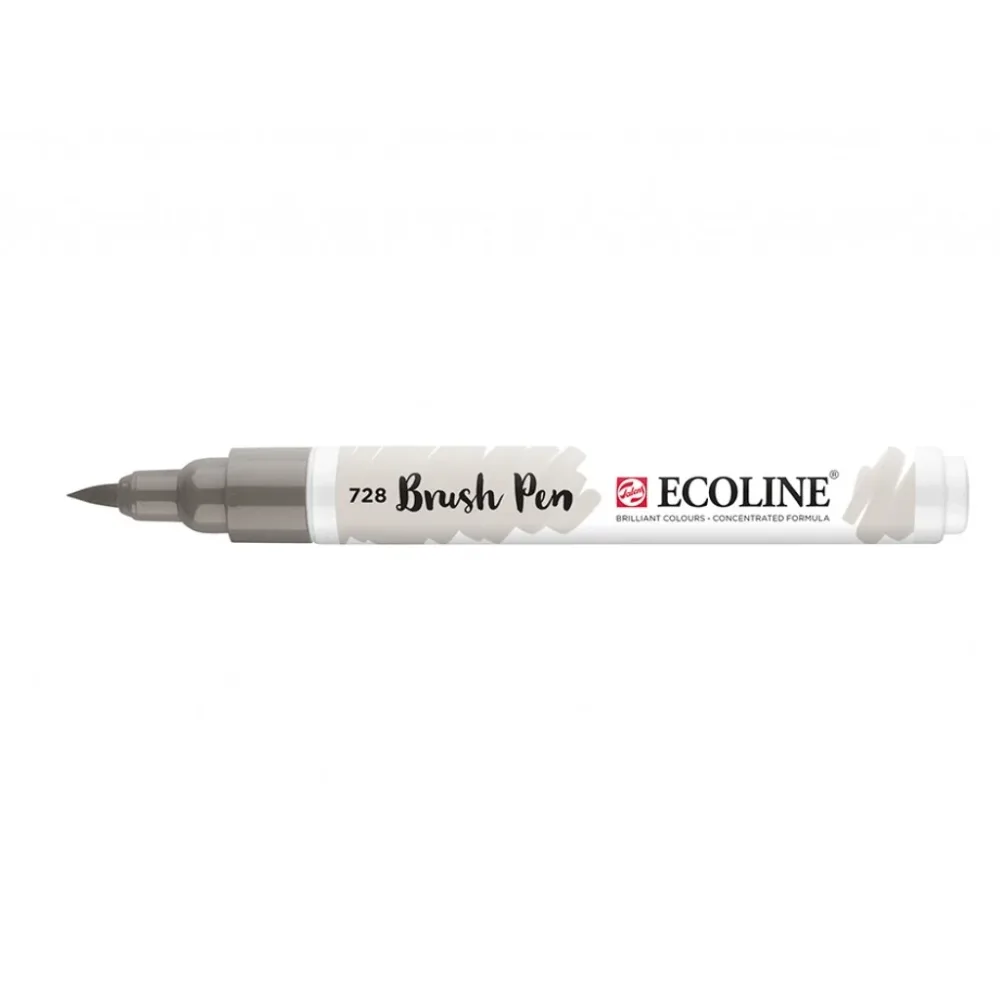 Talens Ecoline Brush Pen - 728 Warm Grey Light