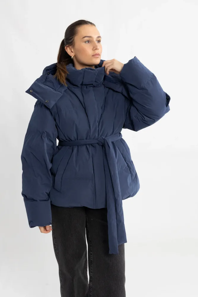 Steilia Brushed Jacket - Navy - Bilde 3