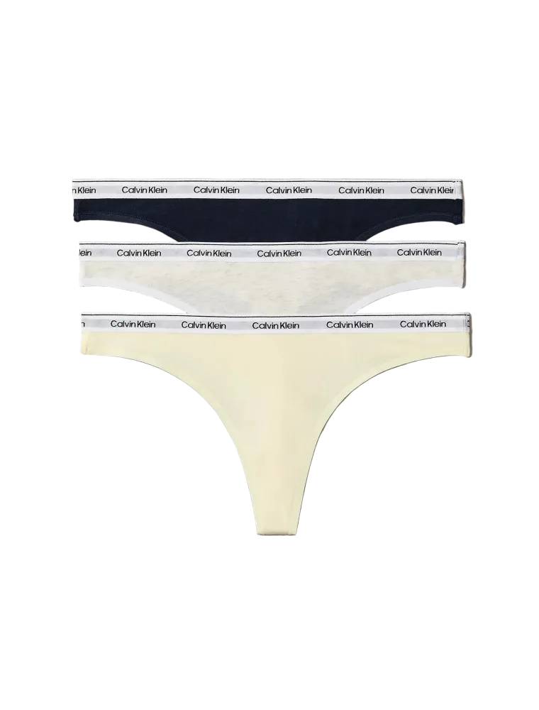 Thong 3Pk - Shoreline/ Snow Heather/ Pear Sorbe