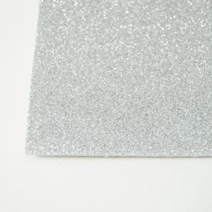 Glitterfoam sølv- A4 Glitterfoam sølv- A4