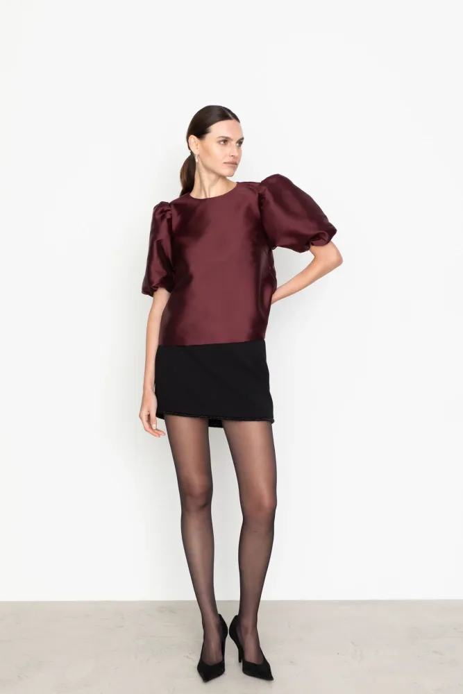 Becca Blouse - Bordeaux - Bilde 2