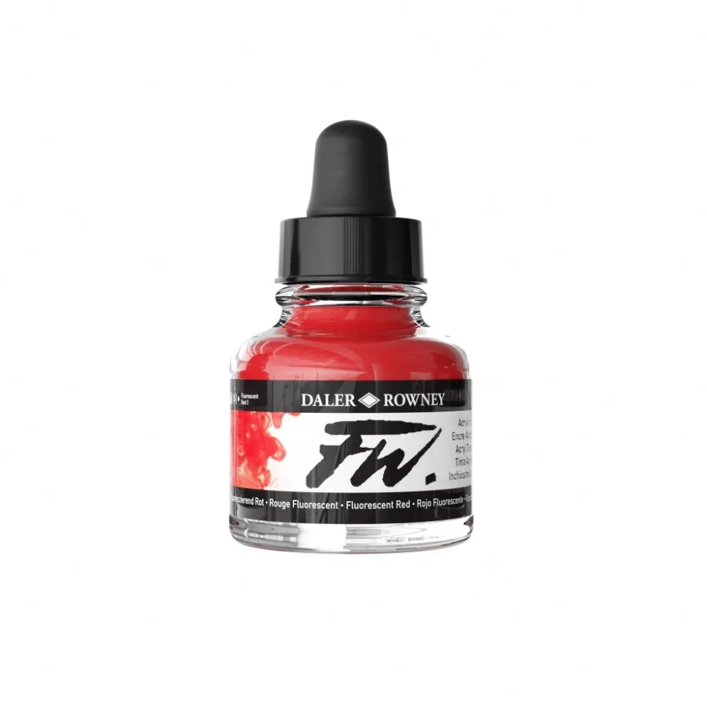 Daler Rowney – FW Ink 29,5ml – 544 Fluorescent Red