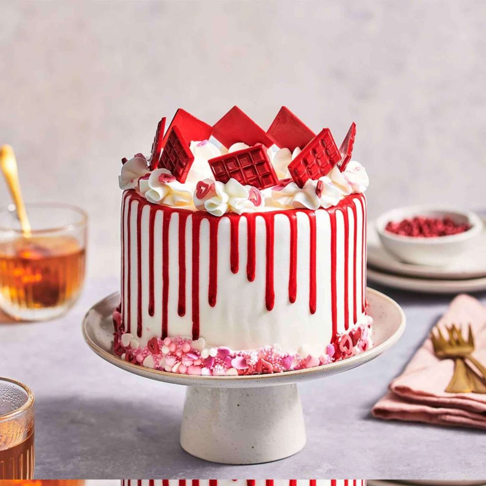 FunCakes Cake Drip -Rød- 180g - Bilde 2