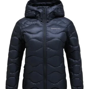 W Helium Down Hood Jacket – Black