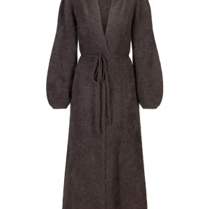 Olivia Chunky Cardigan – Dark Brown