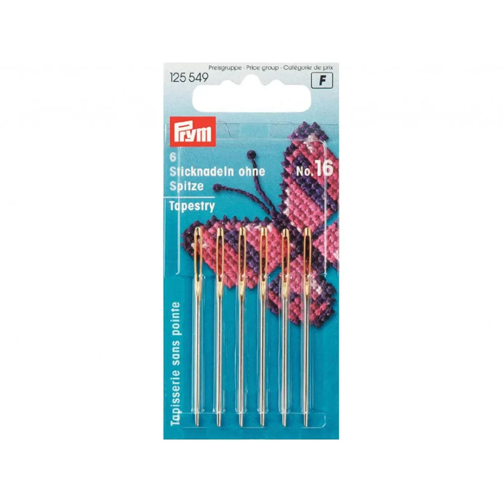 Prym Broderinåler – Butt No. 16 – 6stk Prym Broderinåler – Butt No. 16 – 6stk