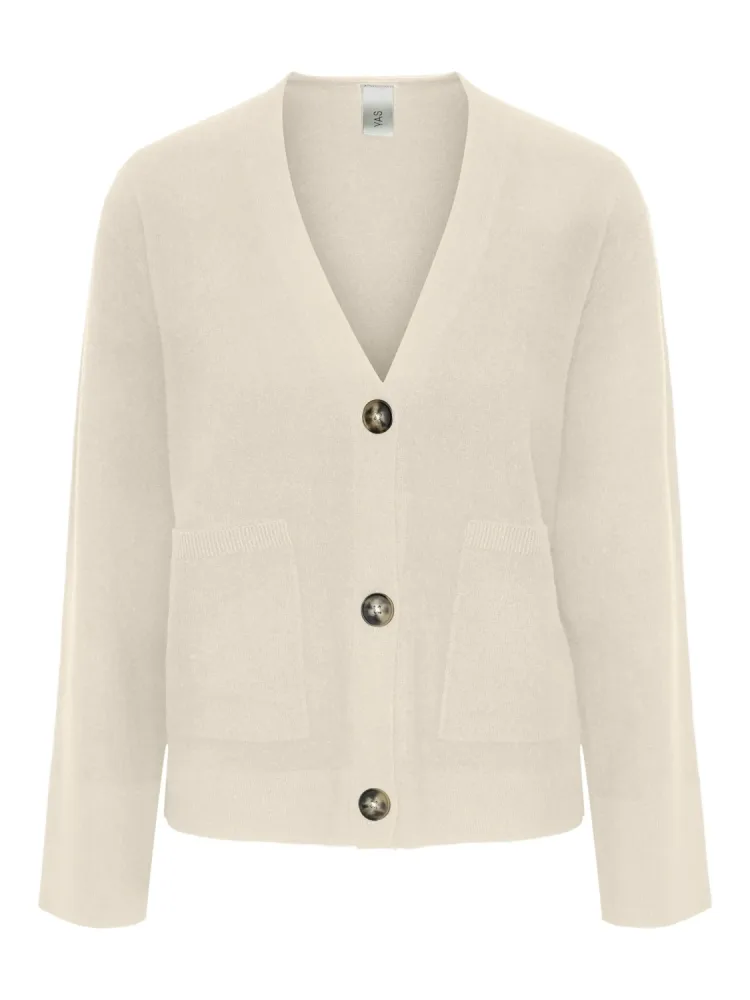 Yasemilie Ls Cardigan Knit - Birch