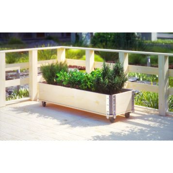 PLANTEKASSE 120X40X19,5CM NATUR PLANTEKASSE 120X40X19,5CM NATUR