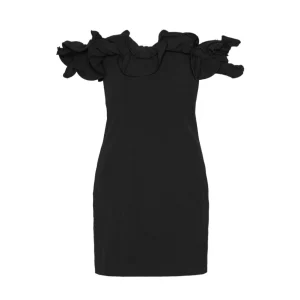 Mini Ruffle Dress – Black