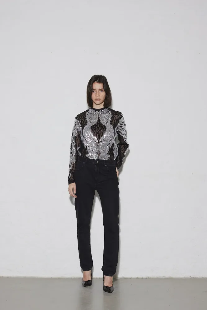 Backstage Top - Black/Silver - Bilde 3