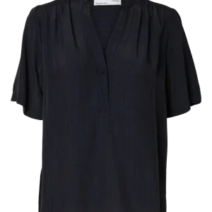 Susie-Mivia Ss Top – Dark Sapphire