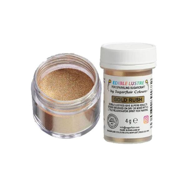 Sugarflair spiselig glitter Gold Rush, 4g Sugarflair spiselig glitter Gold Rush, 4g