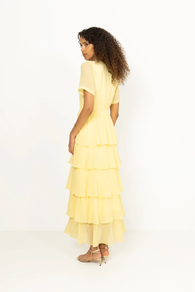 Imogene Solid Dress - Yellow - Bilde 3