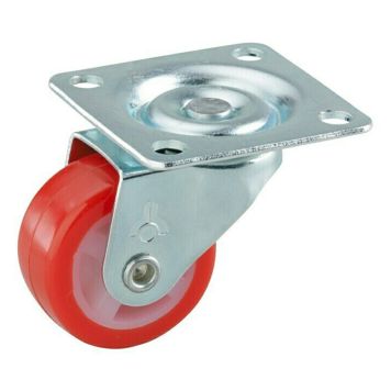 MØBELHJUL DÖRNER & HELMER 30X14MM PLADE 40X40MM