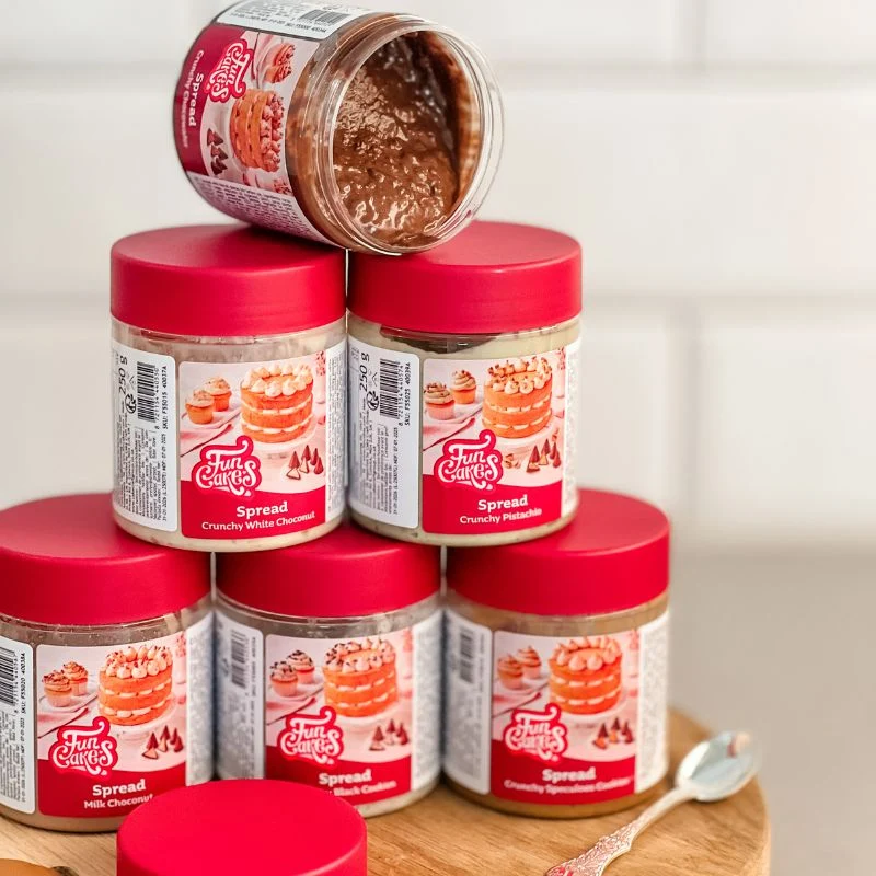 FunCakes Spreads - Sjokoladekrem Crunchy Chocowafer, 250g - Bilde 3