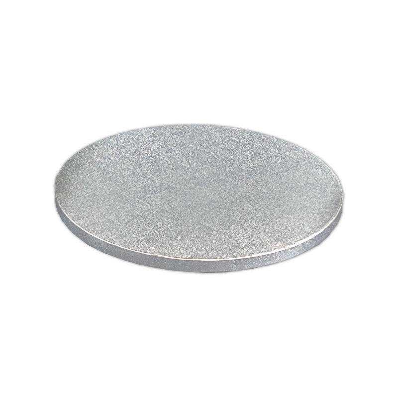 Kake Drum Rund Sølv - 23cm