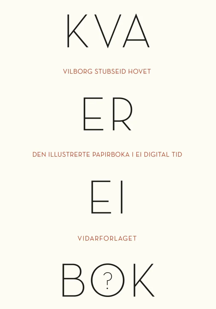 Kva er ei bok?