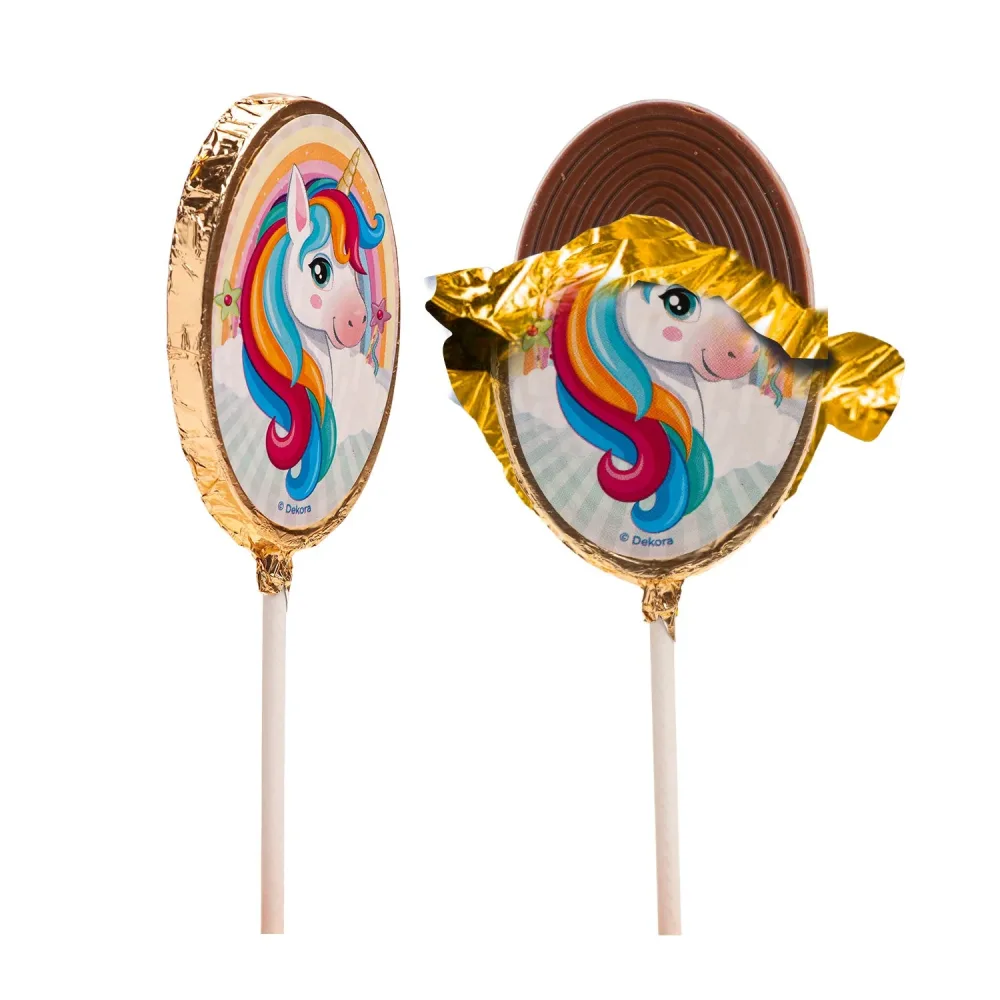 Enhjørning melkesjokolade lollipop - Bilde 2