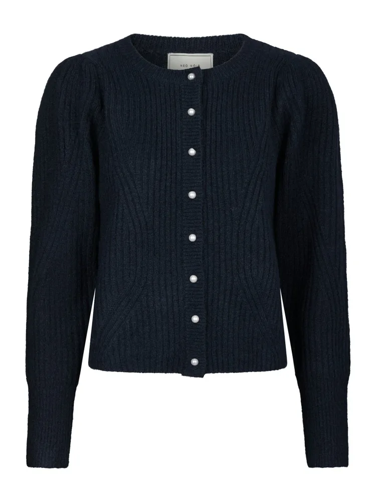 Puli Knit Cardigan - Navy