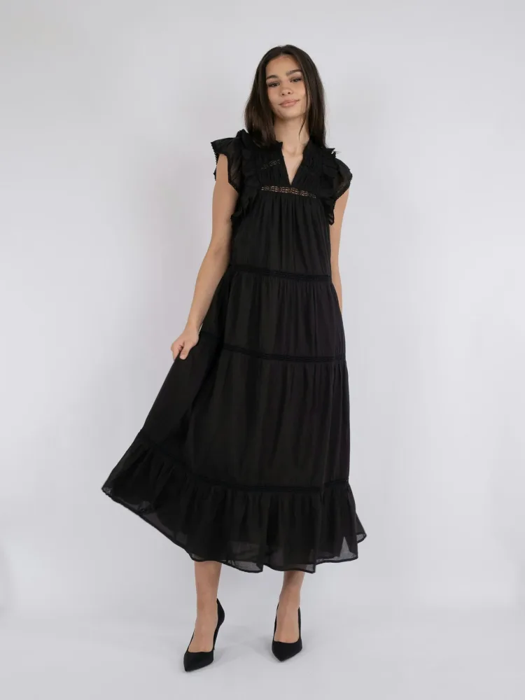 Ankita S Voile Dress - Black - Bilde 3