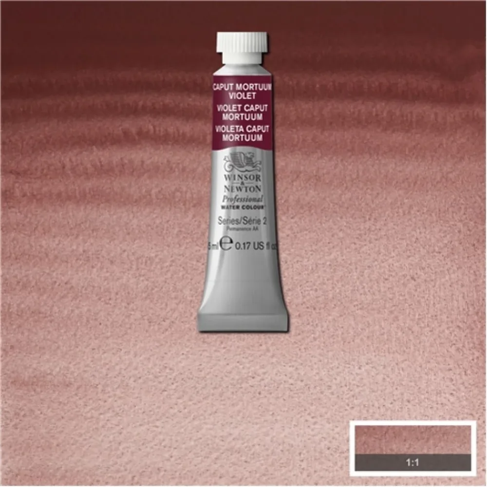 W&N - Artists Water Colour 5ml - 125 Caput Mortuum Violet