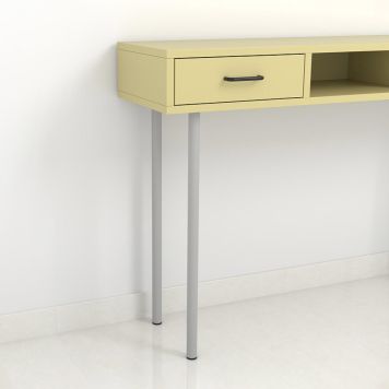 MØBELBEN REI STÅL Ø30X700MM MATT KROM MØBELBEN REI STÅL Ø30X700MM MATT KROM