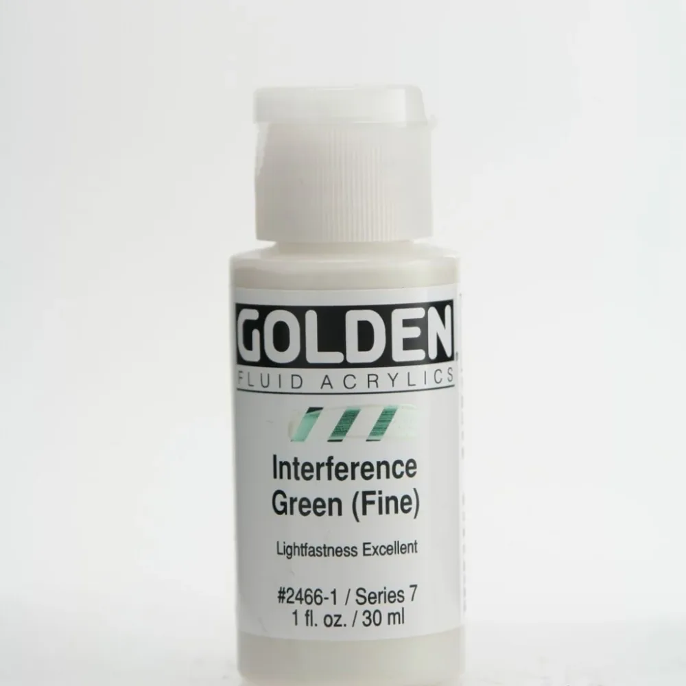 Golden – Fluid 30ml – 2466-1 Interference Green (Fine) Golden – Fluid 30ml – 2466-1 Interference Green (Fine)