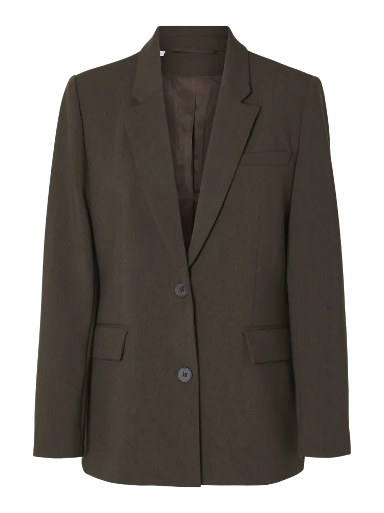 Rita Ls Classic Blazer - Delicioso Melange