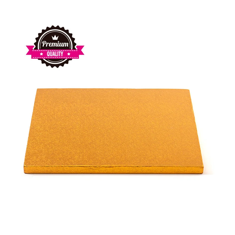 Kake Drum Kvadrat Oransje 30cm