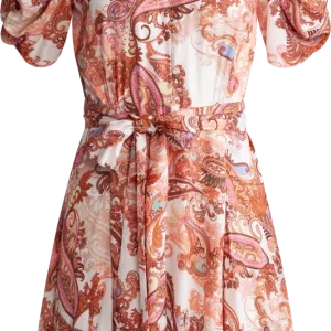 Iris – Orange Paisley