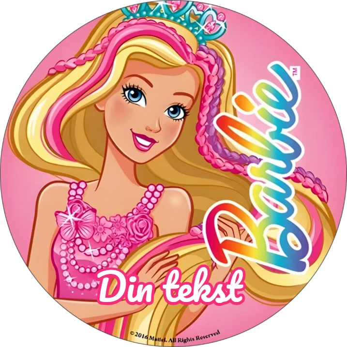 Barbie 3 spiselig kakebilde