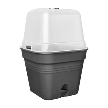DYRKEPOTTE ELHO GREEN BASICS 30X30CM SVART DYRKEPOTTE ELHO GREEN BASICS 30X30CM SVART