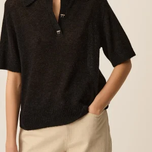 DES PETITS HAUTS – Cowboy Sweater – Noir DES PETITS HAUTS – Cowboy Sweater – Noir