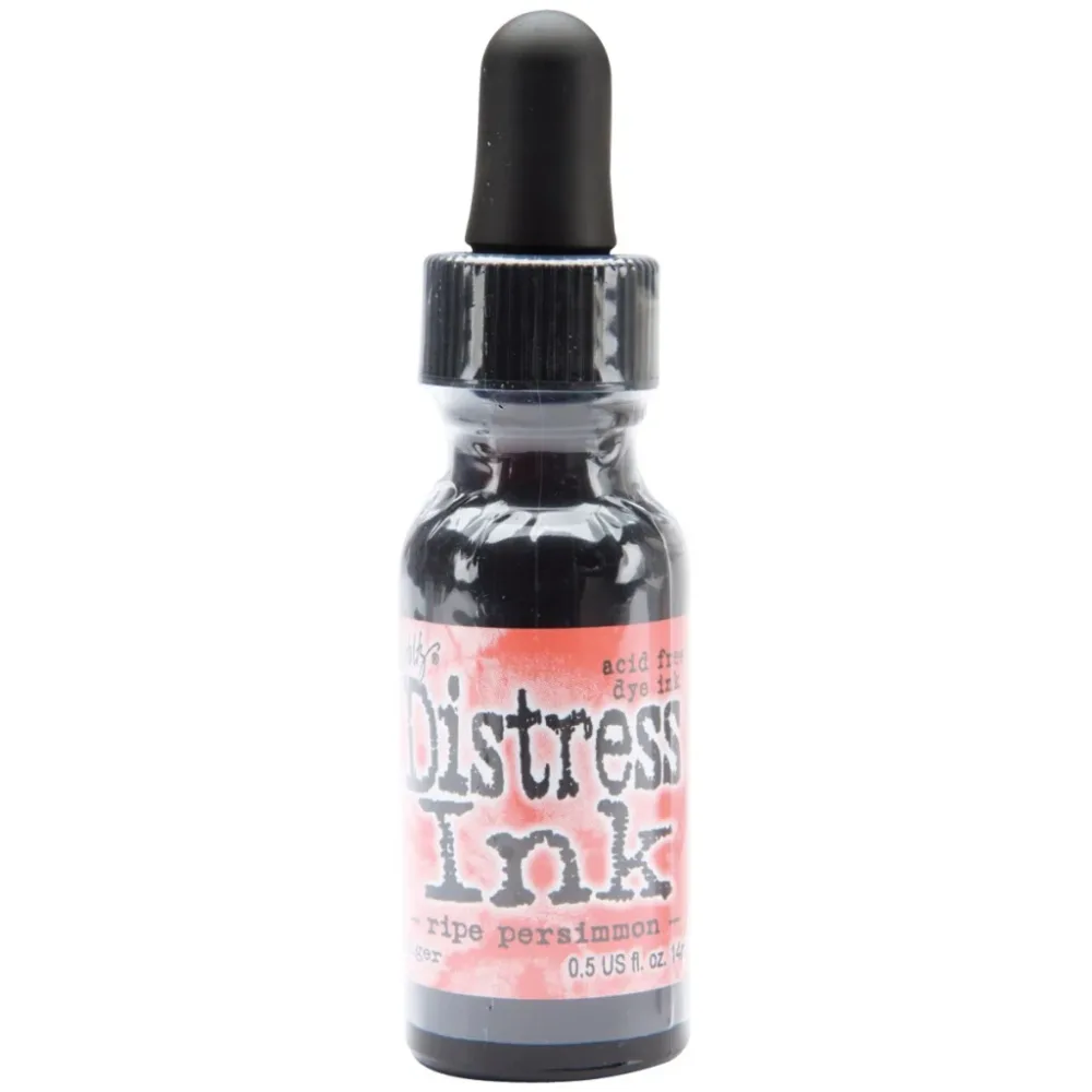 Tim Holtz Distress Ink Re-Inker 15ml – Ripe Persimmon Tim Holtz Distress Ink Re-Inker 15ml – Ripe Persimmon