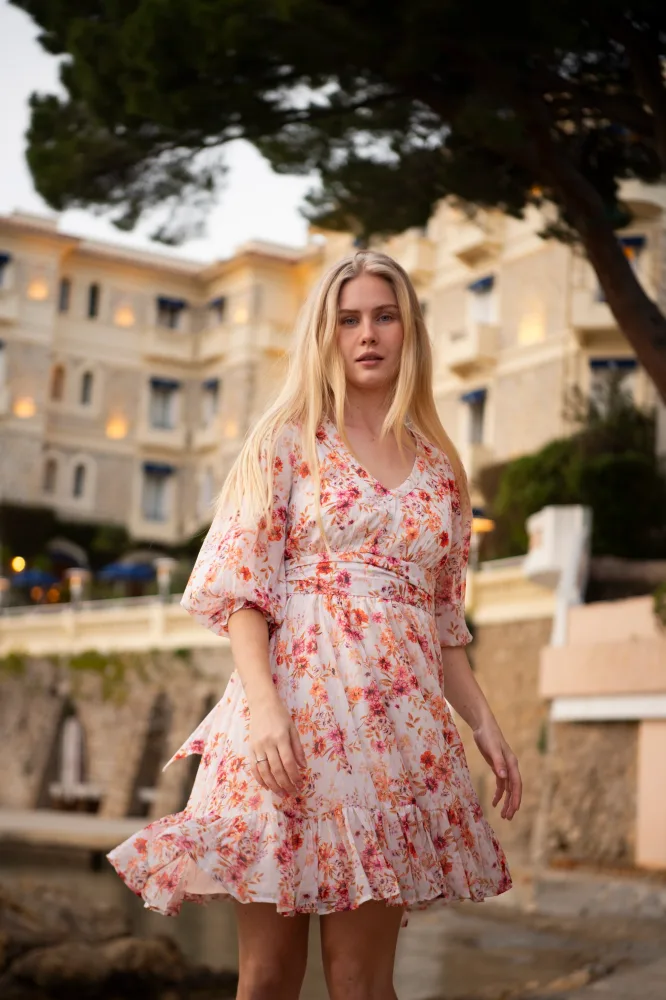 Gyri Golden Flower Short Dress - Indian Summer - Bilde 3
