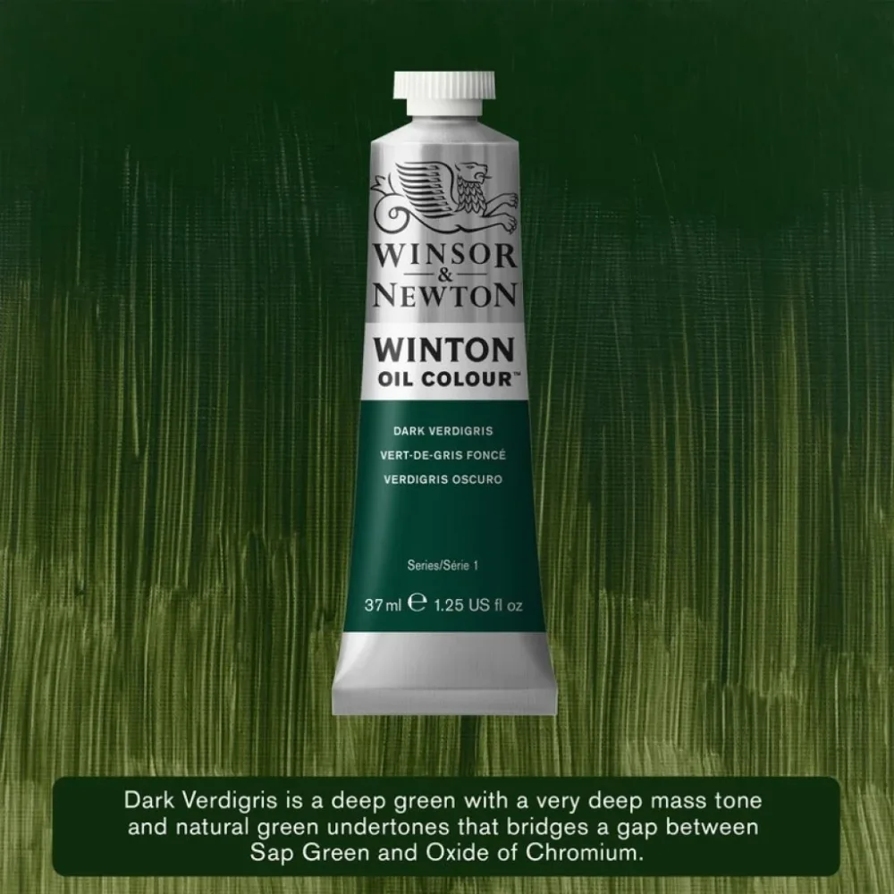 W&N – Winton Oil 37ml – 405 Dark Verdigris