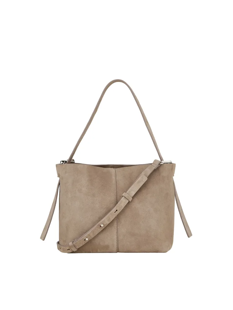 Suede Fraya Small Bag - Moral Gray