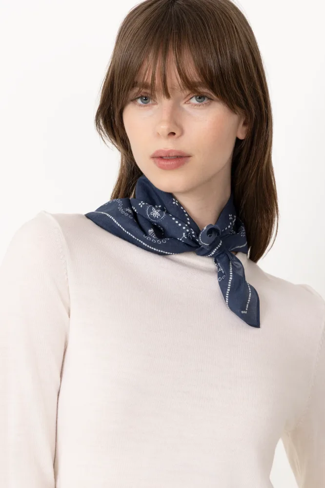 Anglaisia Cotta Scarf - Navy Blue - Bilde 2
