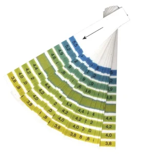 pH-papirstrips ØL 3,8 – 5,5 (20stk)