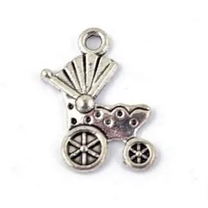 Charms – miniatyr – barne vogn