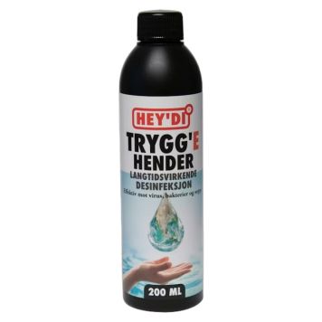 DESINFEKSJONSMIDDEL HEYDI TRYGGE HENDER 200 ML DESINFEKSJONSMIDDEL HEYDI TRYGGE HENDER 200 ML