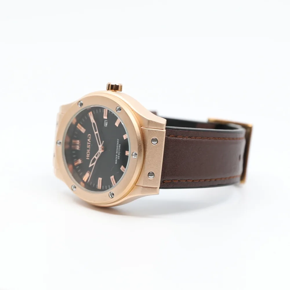 Holstad™ Elegance Timepiece - Dark Brown - Bilde 3