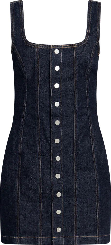 Angel Mini Dress Lila - Rinse Denim