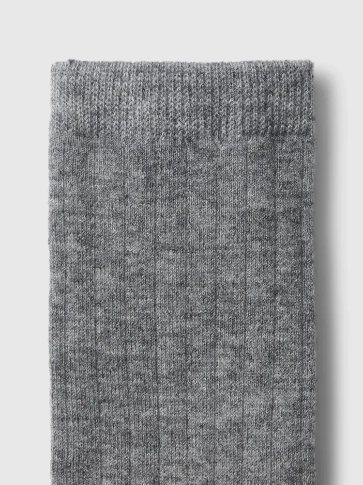 Bobby 2-Pack Wool Blend Sock - Medium Grey Melange - Bilde 2