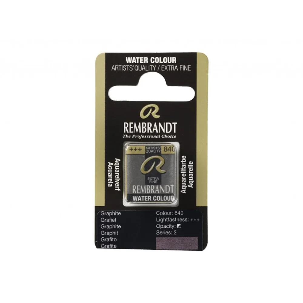 Rembrandt Akvarell Halfpan – Graphite 840