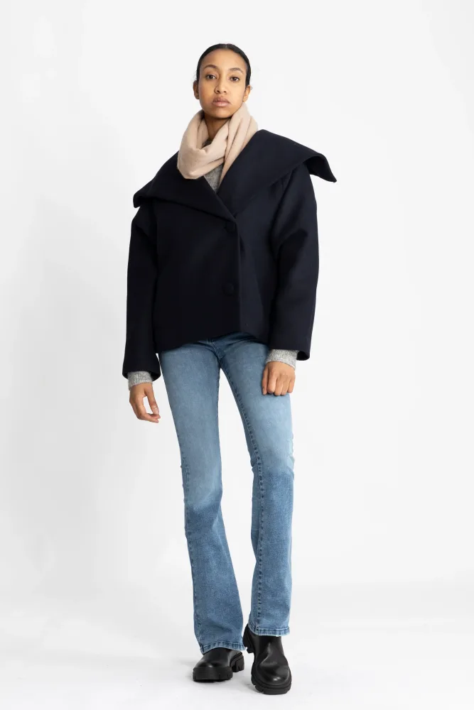 PerryIW Short Coat - Marine Blue - Bilde 2