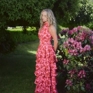 Ingalu Flower Dot Dress – Pink