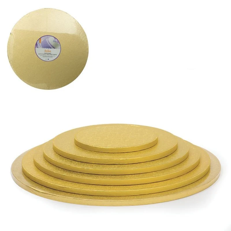 Kake Drum Rund Gull 45cm