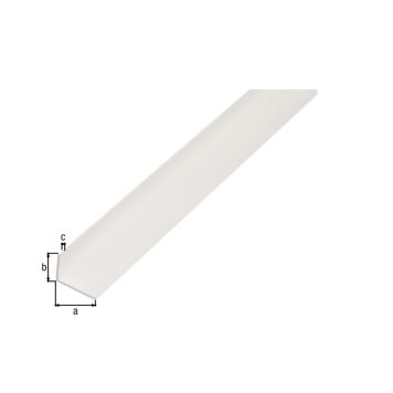 VINKELPROFIL GAH ALBERTS PVC 1000X25X20MM HVIT VINKELPROFIL GAH ALBERTS PVC 1000X25X20MM HVIT