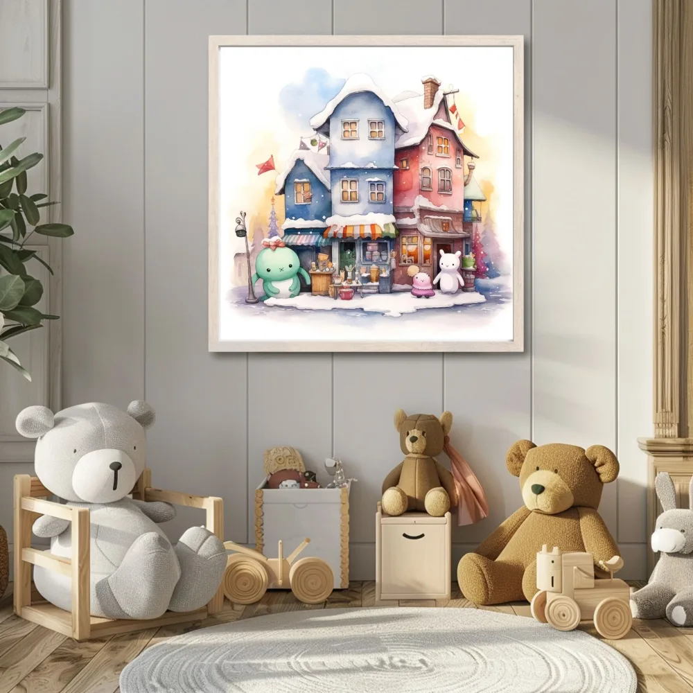Vinterlandsbyens magi No 8 - plakat og lerret - Bilde 2
